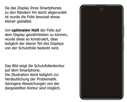 2x Schutzfolie klar für Poco M4 Pro Display-Schutz (5)