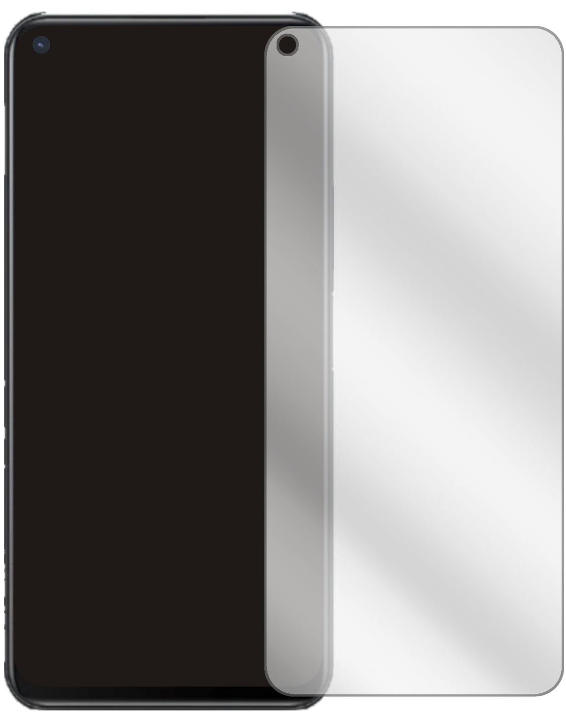 6x Schutzfolie klar für vivo Y50t Display-Schutzfo (2)