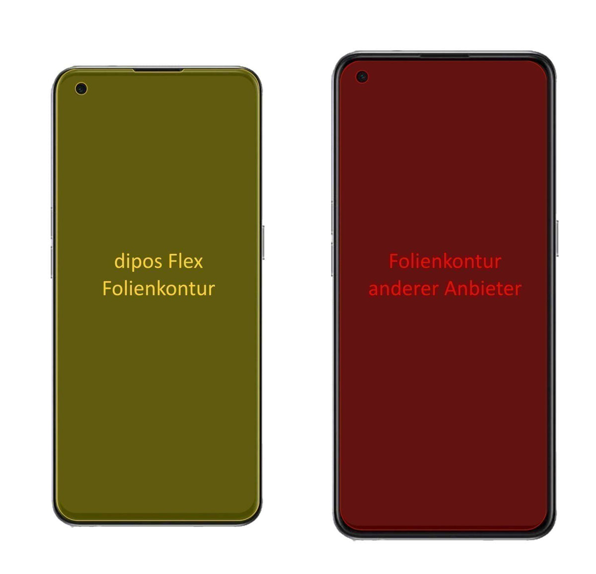 2x 3D Full Cover Schutzfolie für Oppo Reno5 K (2)