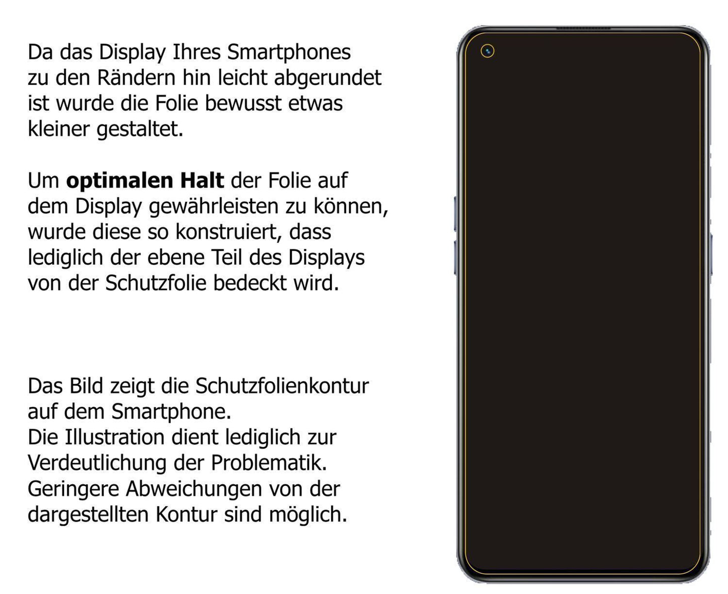1x 9H Schutzfolie für Realme X7 Max 5G Panzerfolie (3)