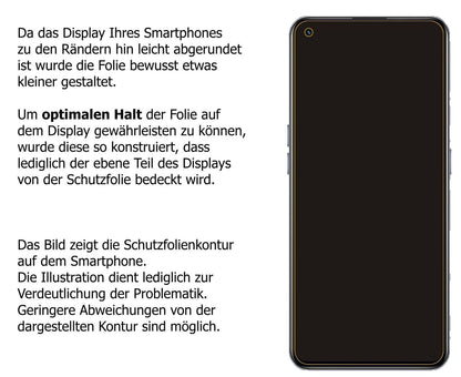 1x 9H Schutzfolie für Realme X7 Max 5G Panzerfolie (3)