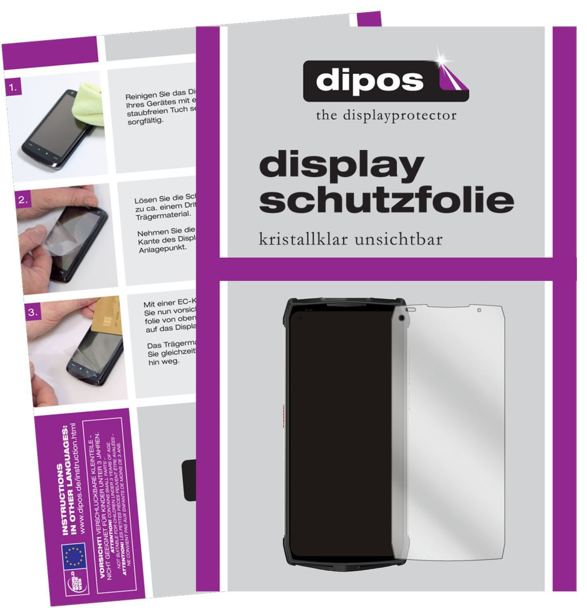 1x Schutzfolie klar für Ulefone Power Armor 13 Dis (1)