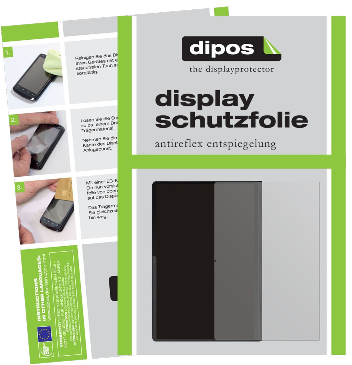 2x Schutzfolie matt für Lenovo Yoga Tab 11 Display (1)