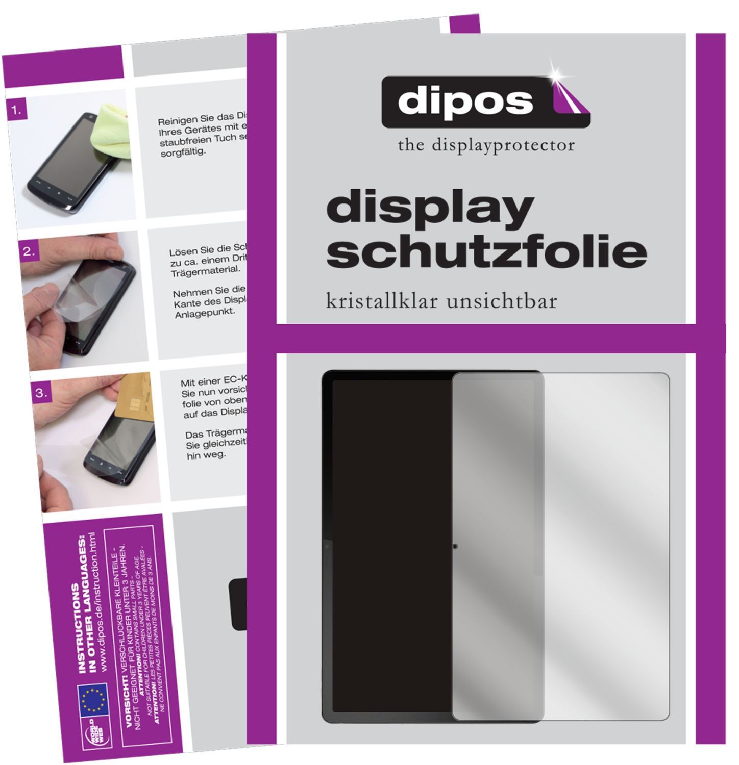 2x Schutzfolie klar für Lenovo Tab P11 Plus Displa (1)