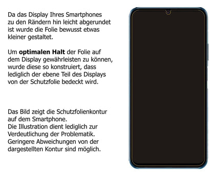1x 9H Schutzfolie matt für Honor X30 Max Panzerfol (3)
