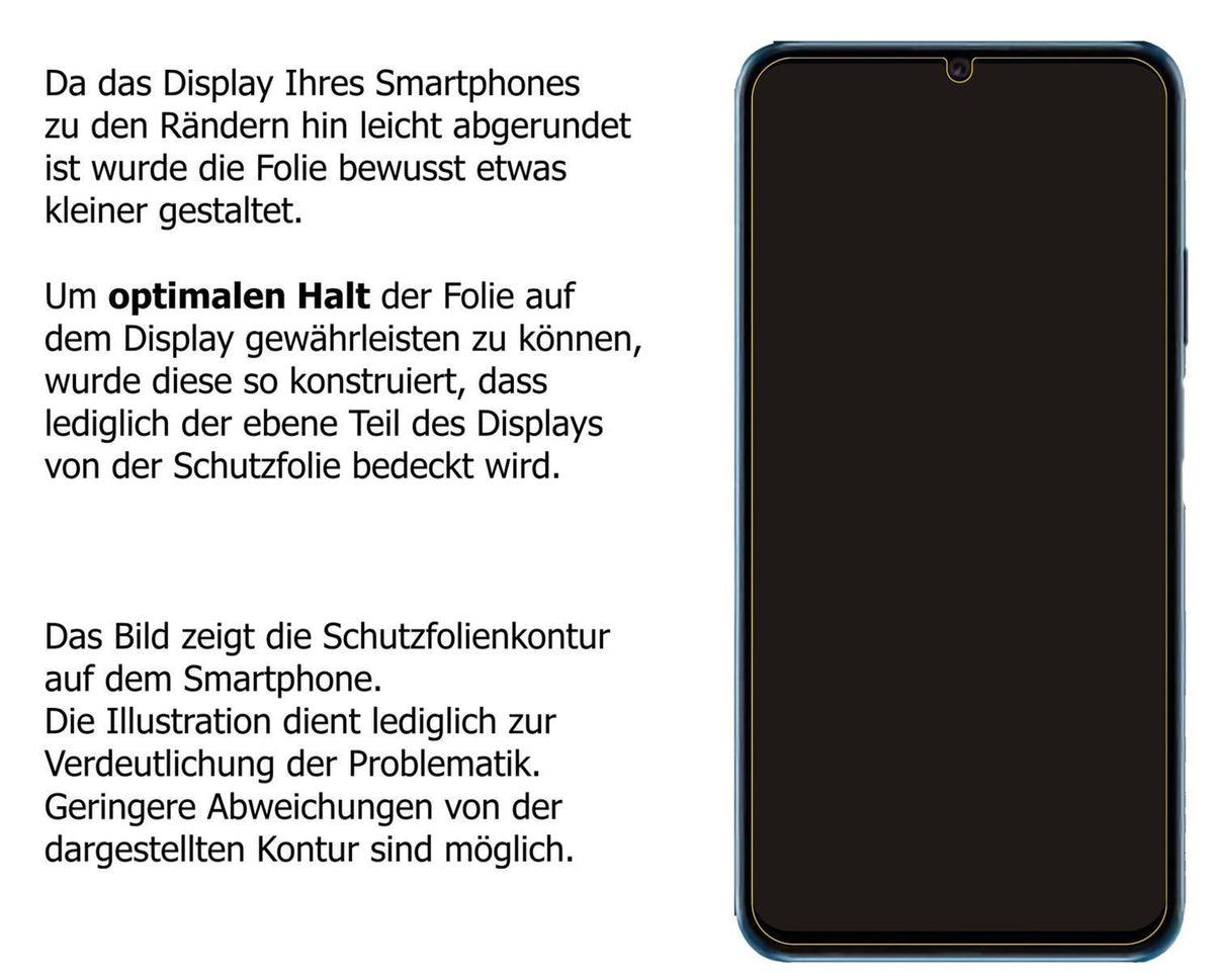 2x 9H Schutzfolie matt für Honor X30 Max Panzerfol (3)