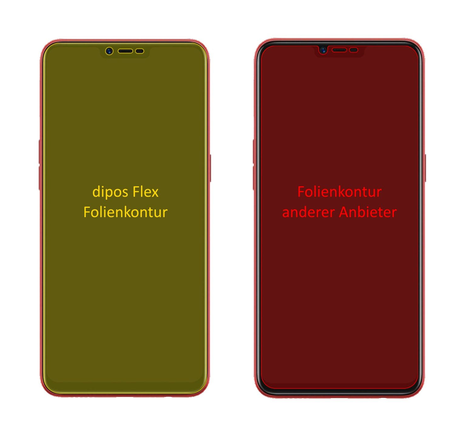 2x 3D Full Cover Schutzfolie für OPPO A3S (2)
