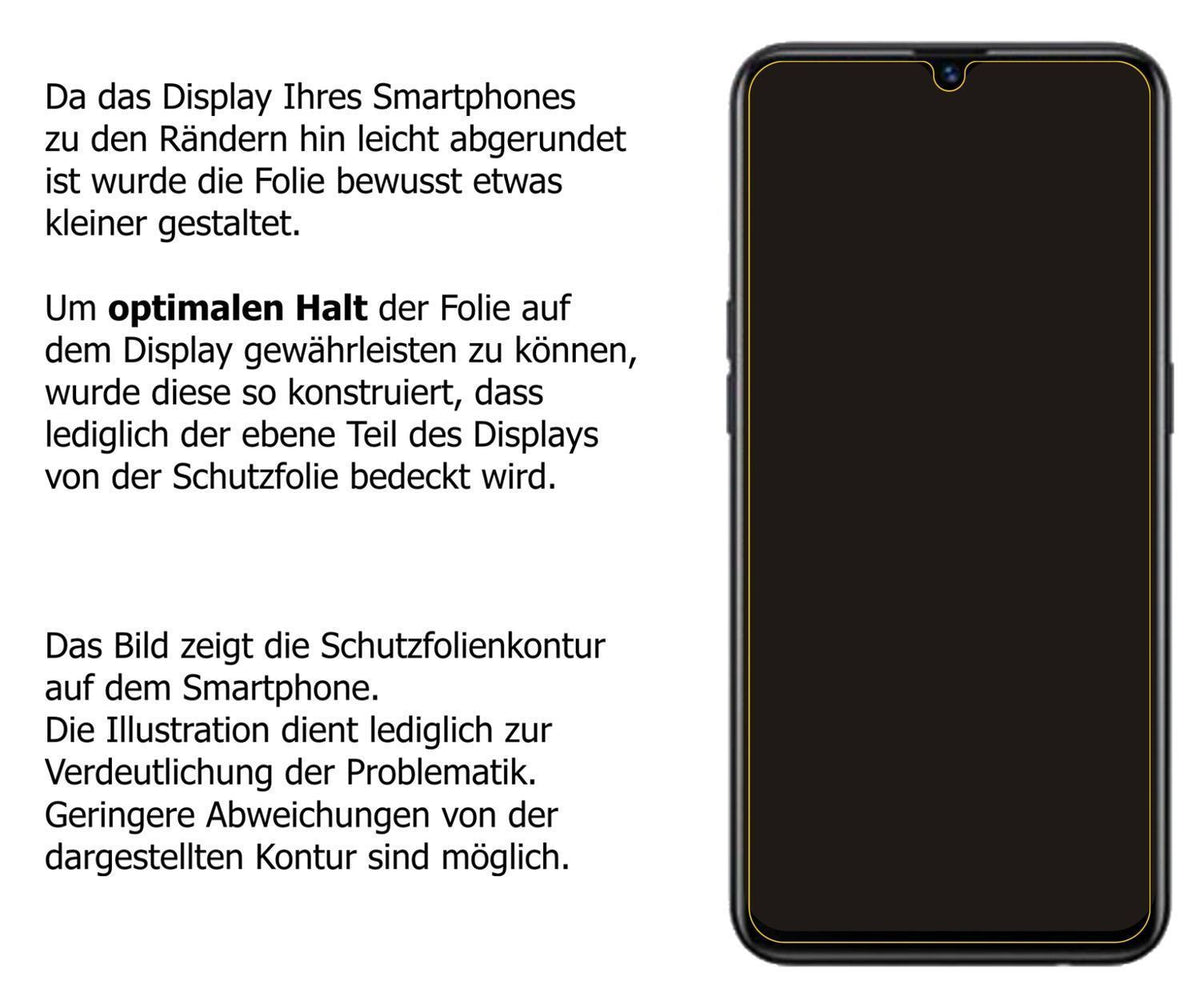 6x Schutzfolie matt für OPPO A5S Display-Schutzfol (6)
