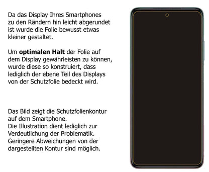 Blickschutzfolie für Xiaomi Redmi Note 11T matt Sc (5)