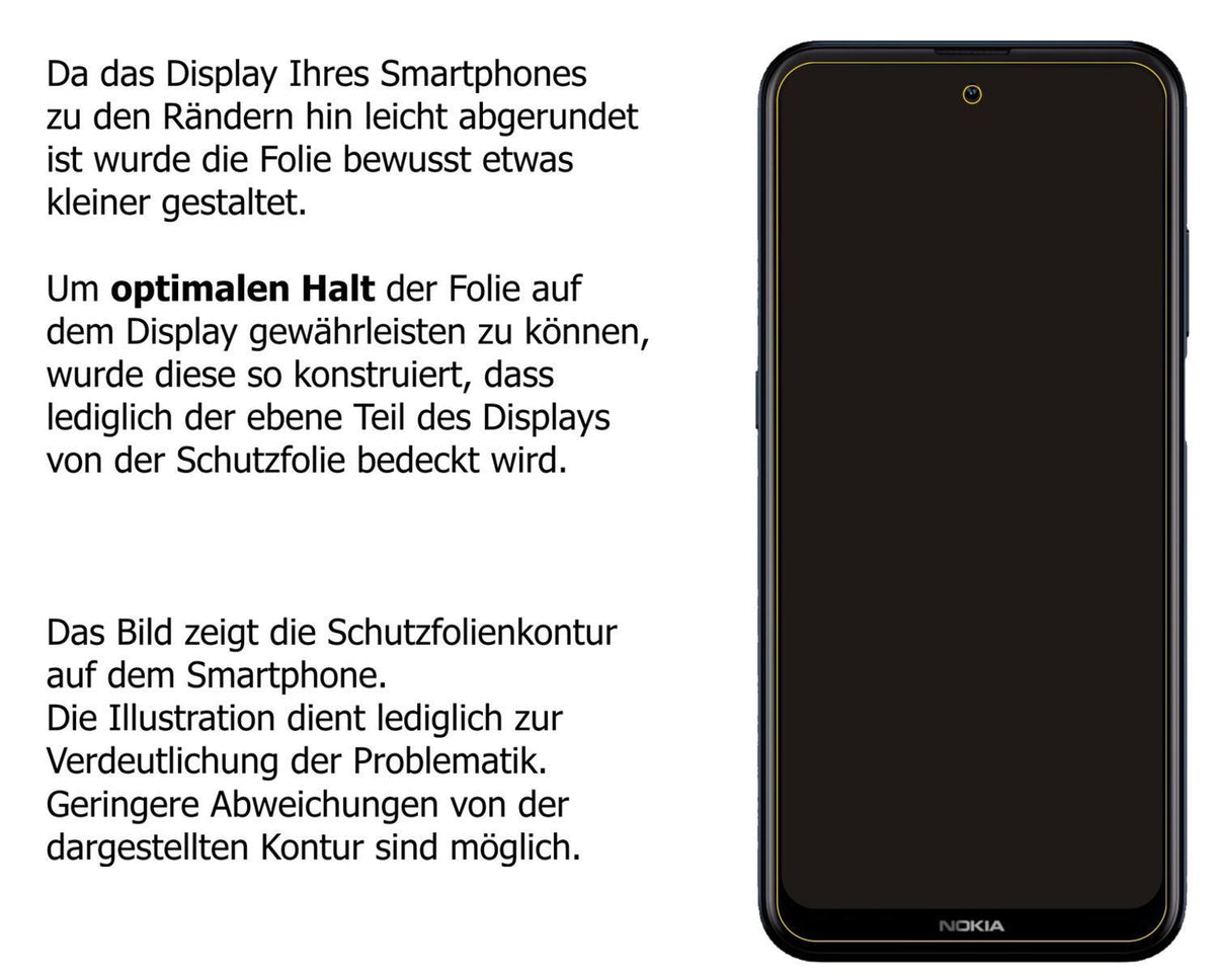 1x 9H Schutzfolie für Nokia X100 Panzerfolie (3)
