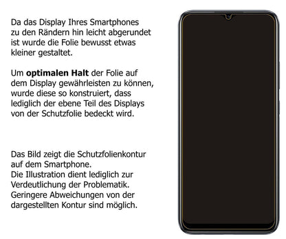 2x Schutzfolie klar für Realme C25S Display-Schutz (5)