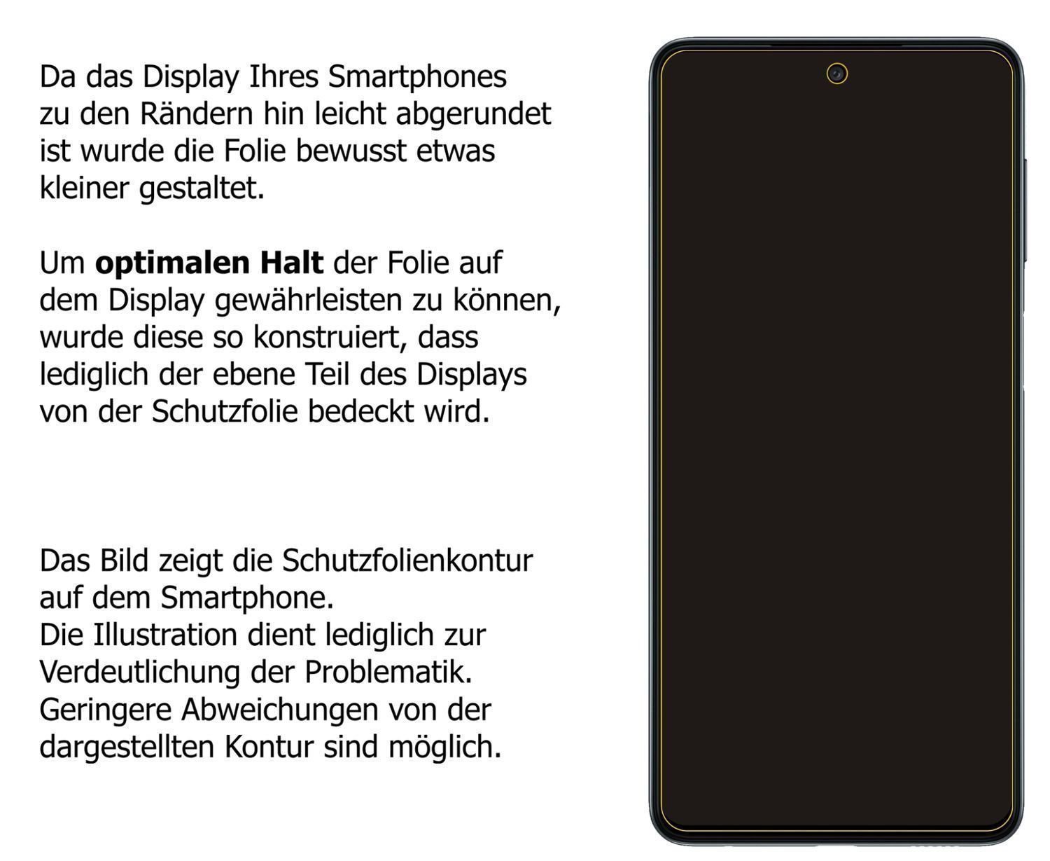 1x 9H Schutzfolie für Samsung Galaxy M52 5G Panzer (3)