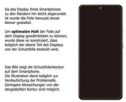 1x 9H Schutzfolie matt für Vivo iQOO 8 Panzerfolie (3)