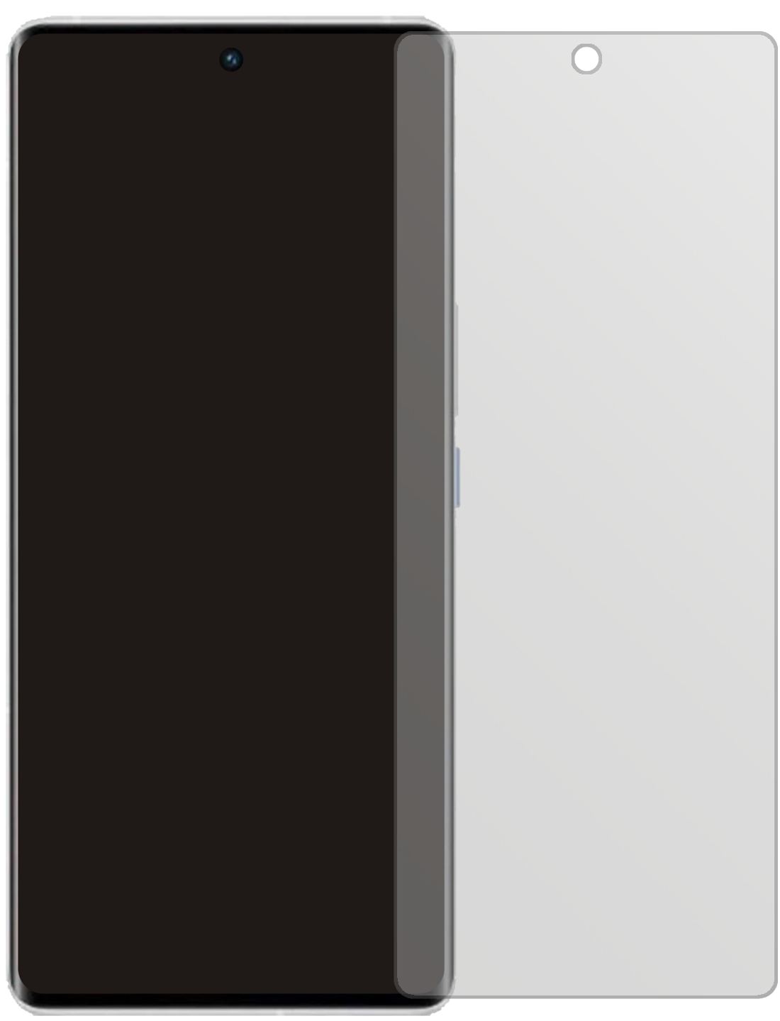 6x Schutzfolie matt für Vivo iQOO 8 Pro Display-Sc (2)