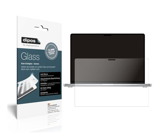 1x 9H Schutzfolie matt für Apple MacBook Pro 16 Zo (1)