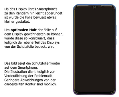 2x Schutzfolie matt für Xiaomi Redmi 9 Prime Displ (6)