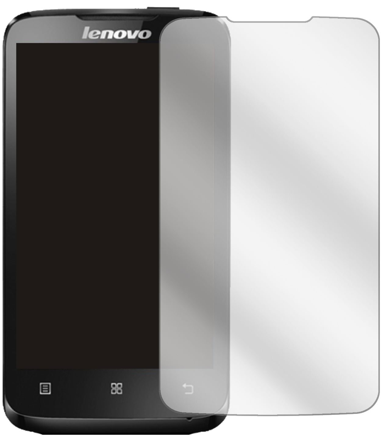 5x Schutzfolie klar für Lenovo A316i Display-Schut (2)