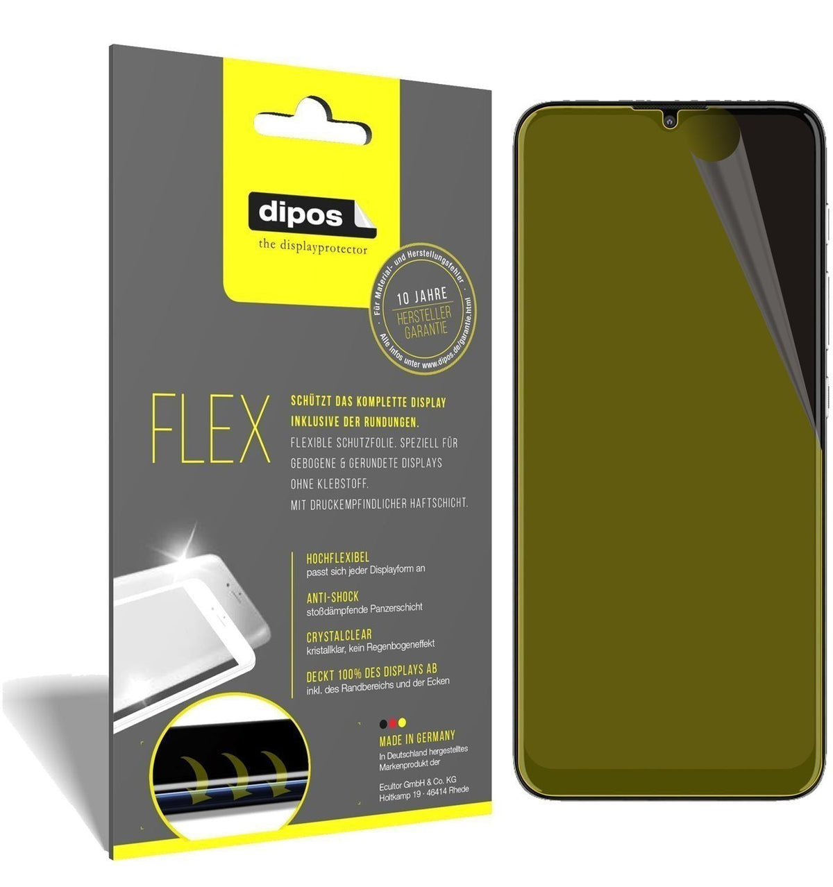3x 3D Full Cover Schutzfolie für Motorola Moto E20 (1)