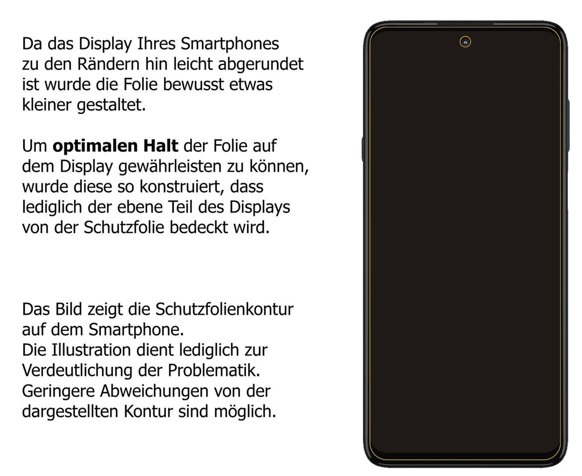 2x 9H Schutzfolie für Motorola Edge 20 Lite Panzer (3)
