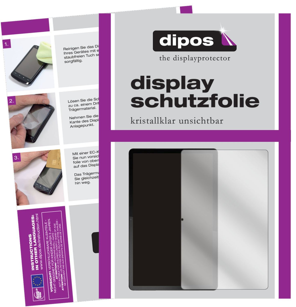 2x Schutzfolie klar für Lenovo Tab11 Display-Schut (1)