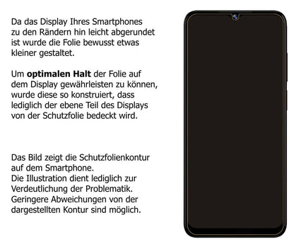 Blickschutzfolie für Doogee N40 Pro matt Schutzfol (5)