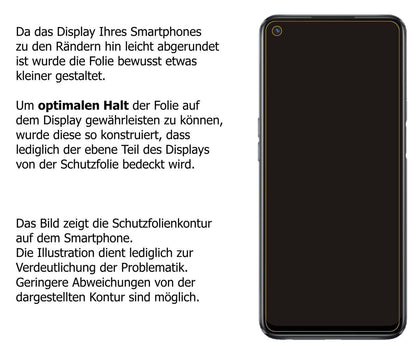 2x Schutzfolie matt für Oppo A93s 5G Display-Schut (6)