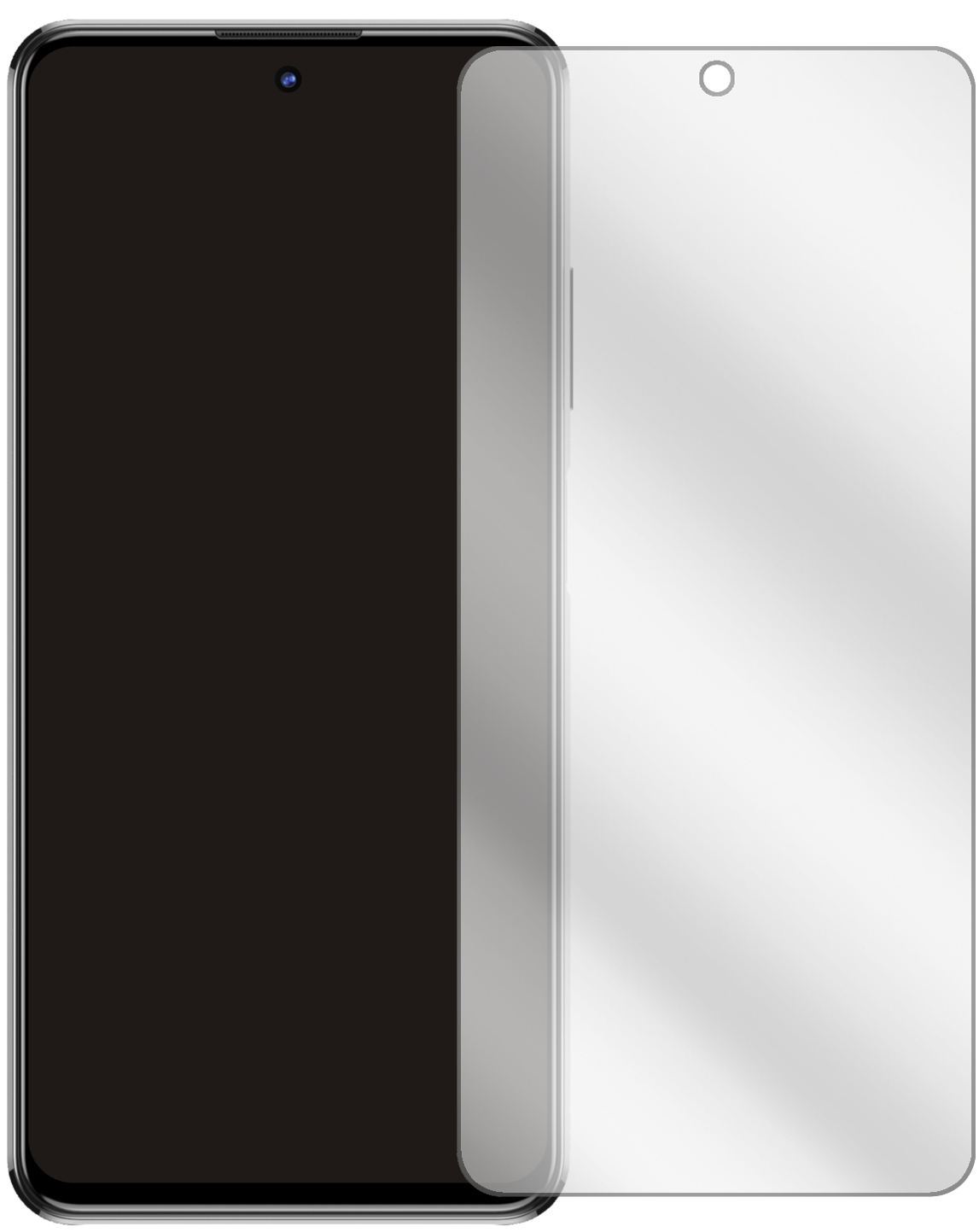 2x Schutzfolie klar für ZTE Blade V30 Display-Schu (2)