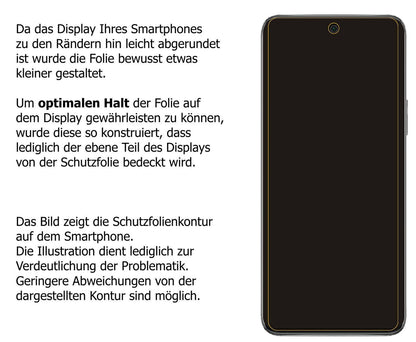 1x Schutzfolie klar für Honor X20 SE Display-Schut (5)