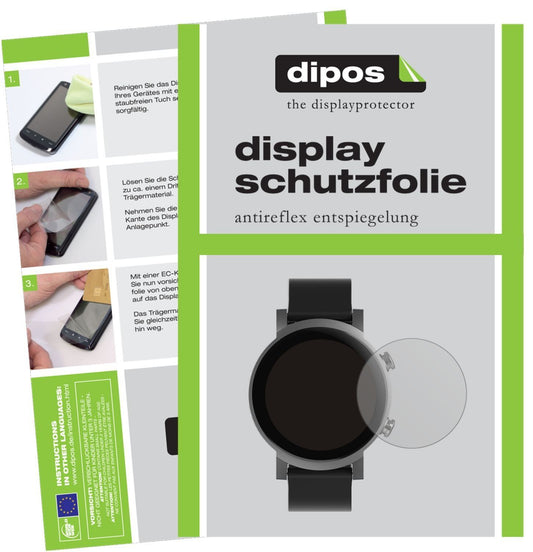 6x Schutzfolie matt für TicWatch E3 Smartwatch Dis (1)