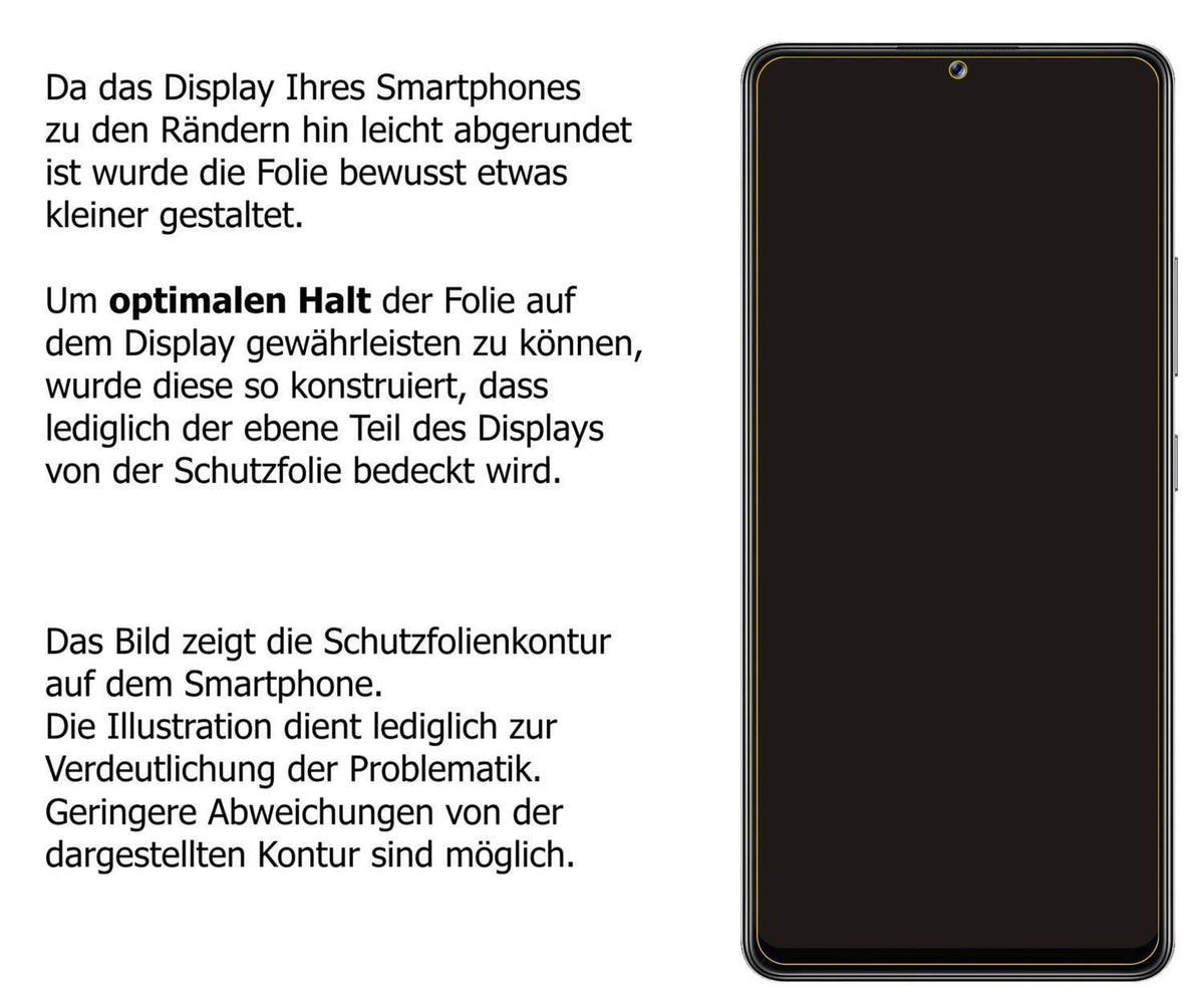 2x 9H Schutzfolie für Samsung Galaxy M42 5G Panzer (3)