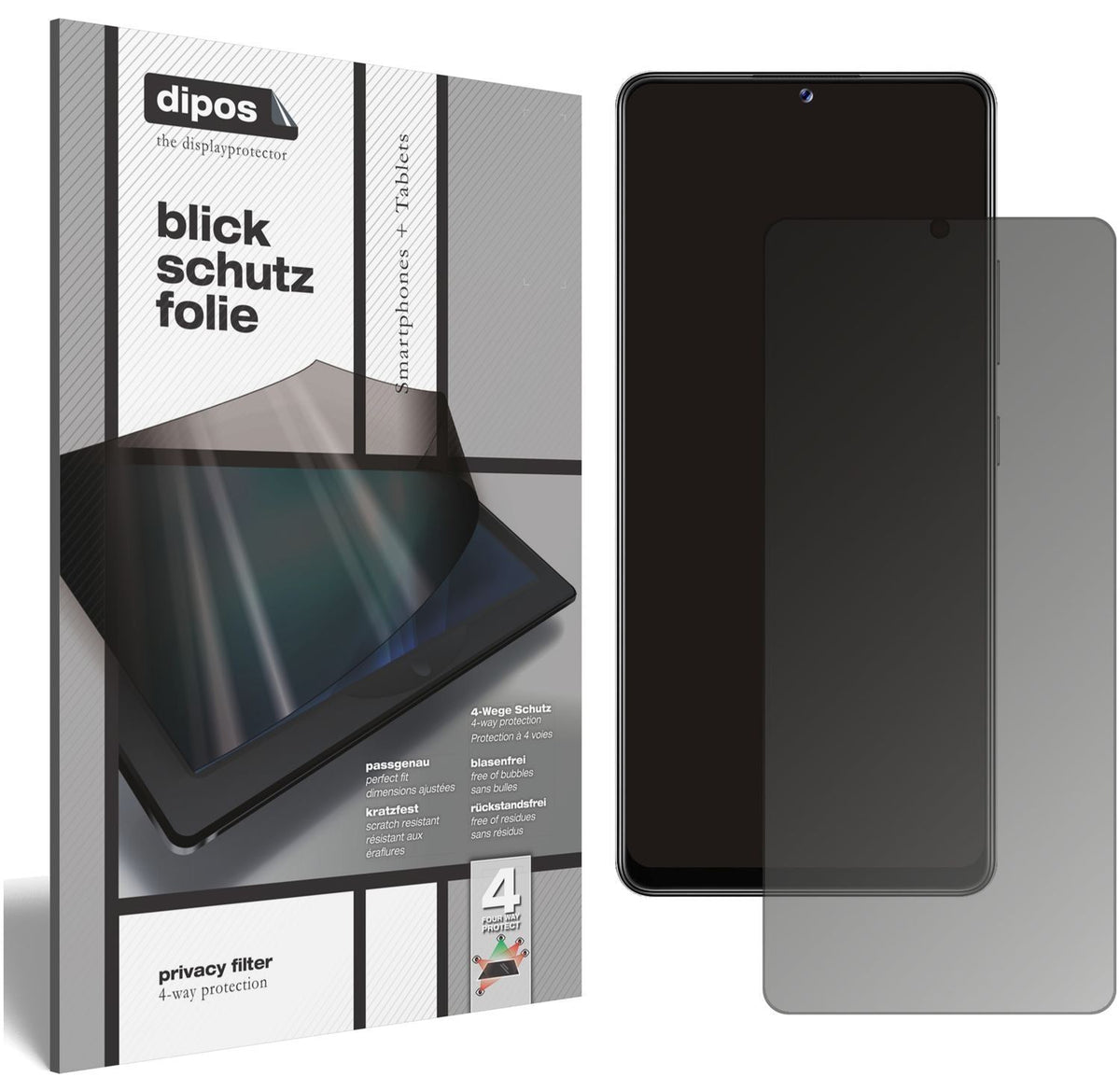 Blickschutzfolie für Samsung Galaxy M42 5G matt Sc (1)