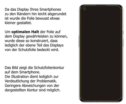 2x 9H Schutzfolie matt für OnePlus 9R Panzerfolie (3)