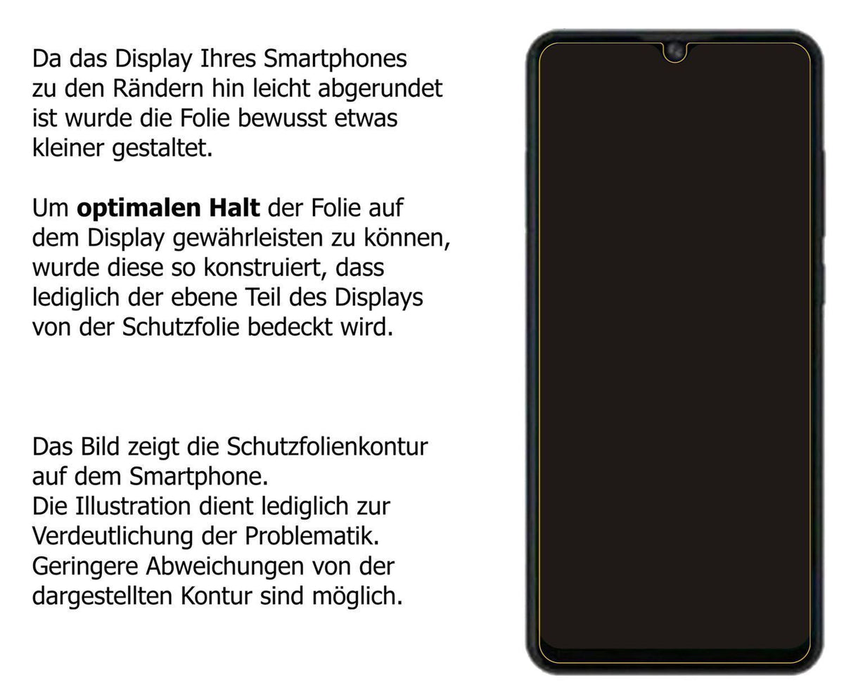 2x Schutzfolie matt für ZTE Blade A51 lite Display (6)