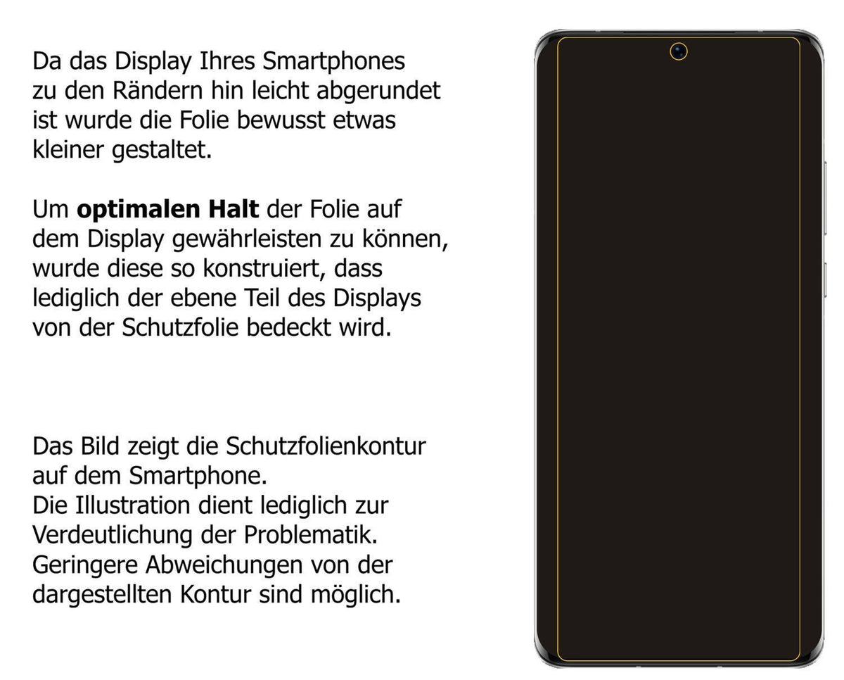 2x 9H Schutzfolie matt für Huawei P50 Pro Panzerfo (3)