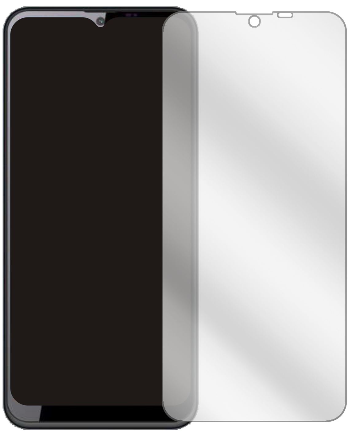 6x Schutzfolie klar für Oukitel C23 Pro Display-Sc (2)