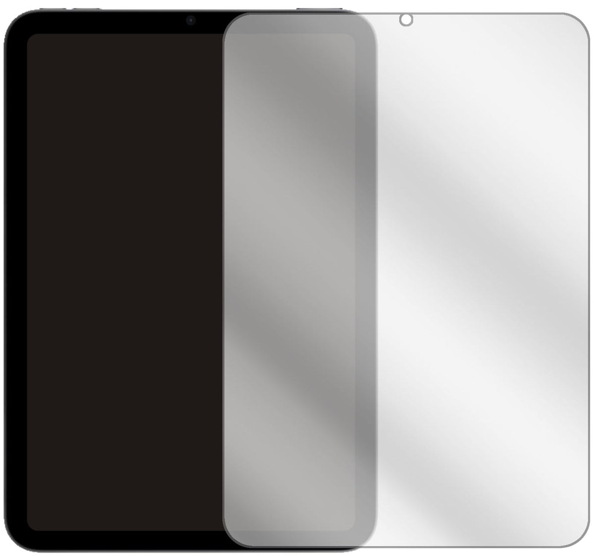 1x Schutzfolie klar für Apple iPad mini 6 Display- (2)