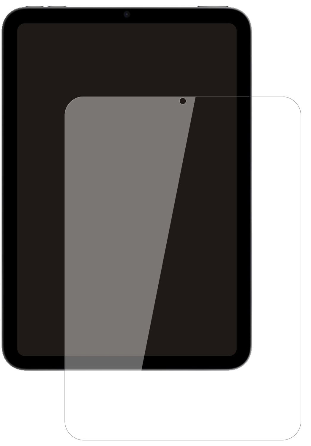 2x 9H Schutzfolie für Apple iPad mini 6 Panzerfoli (2)