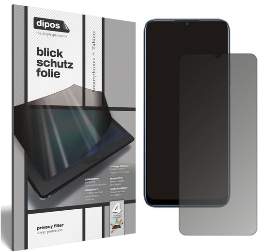 Blickschutzfolie für Oppo Realme C12 matt Schutzfo (1)