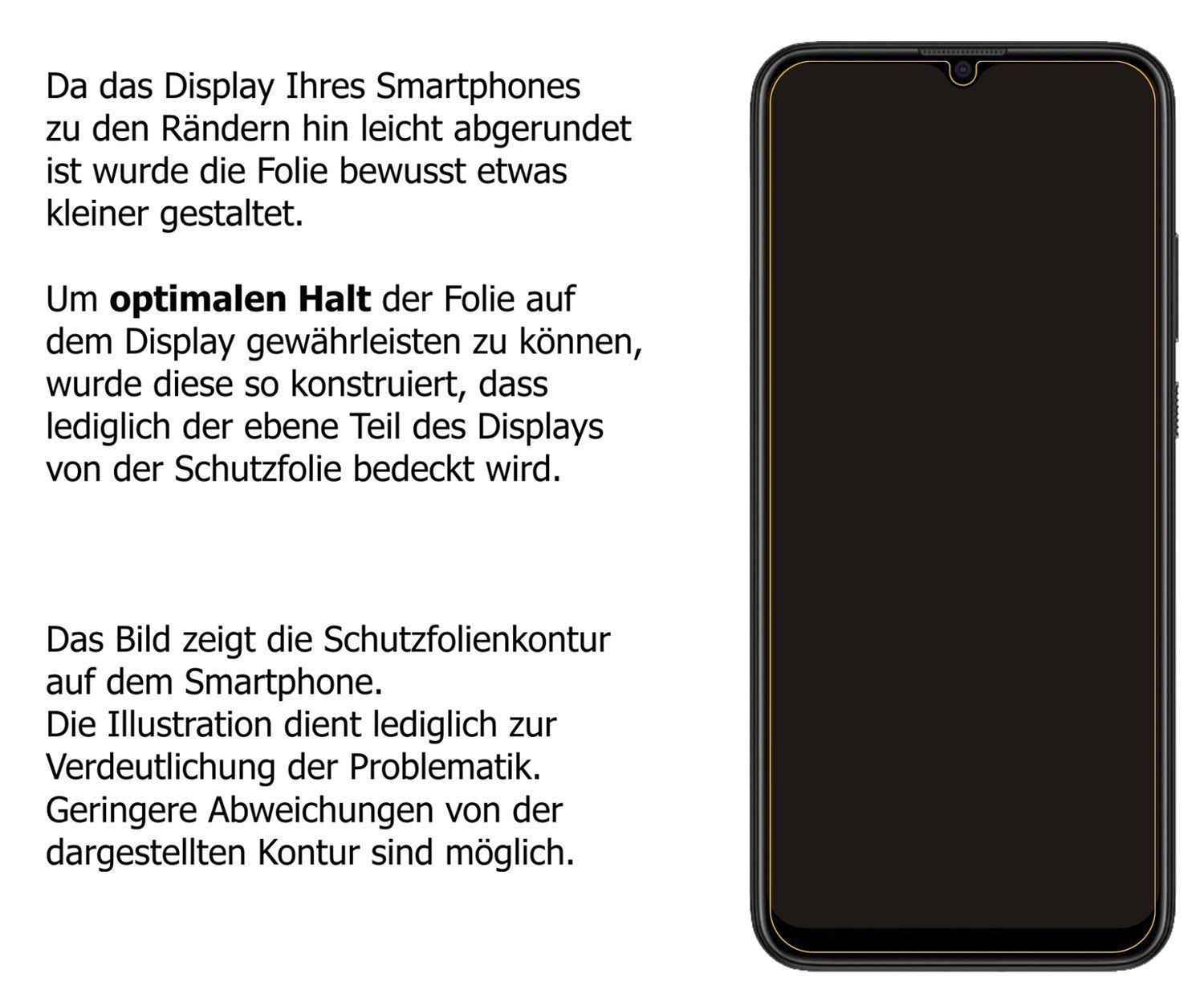 1x 9H Schutzfolie matt für HTC Wildfire E3 Panzerf (3)