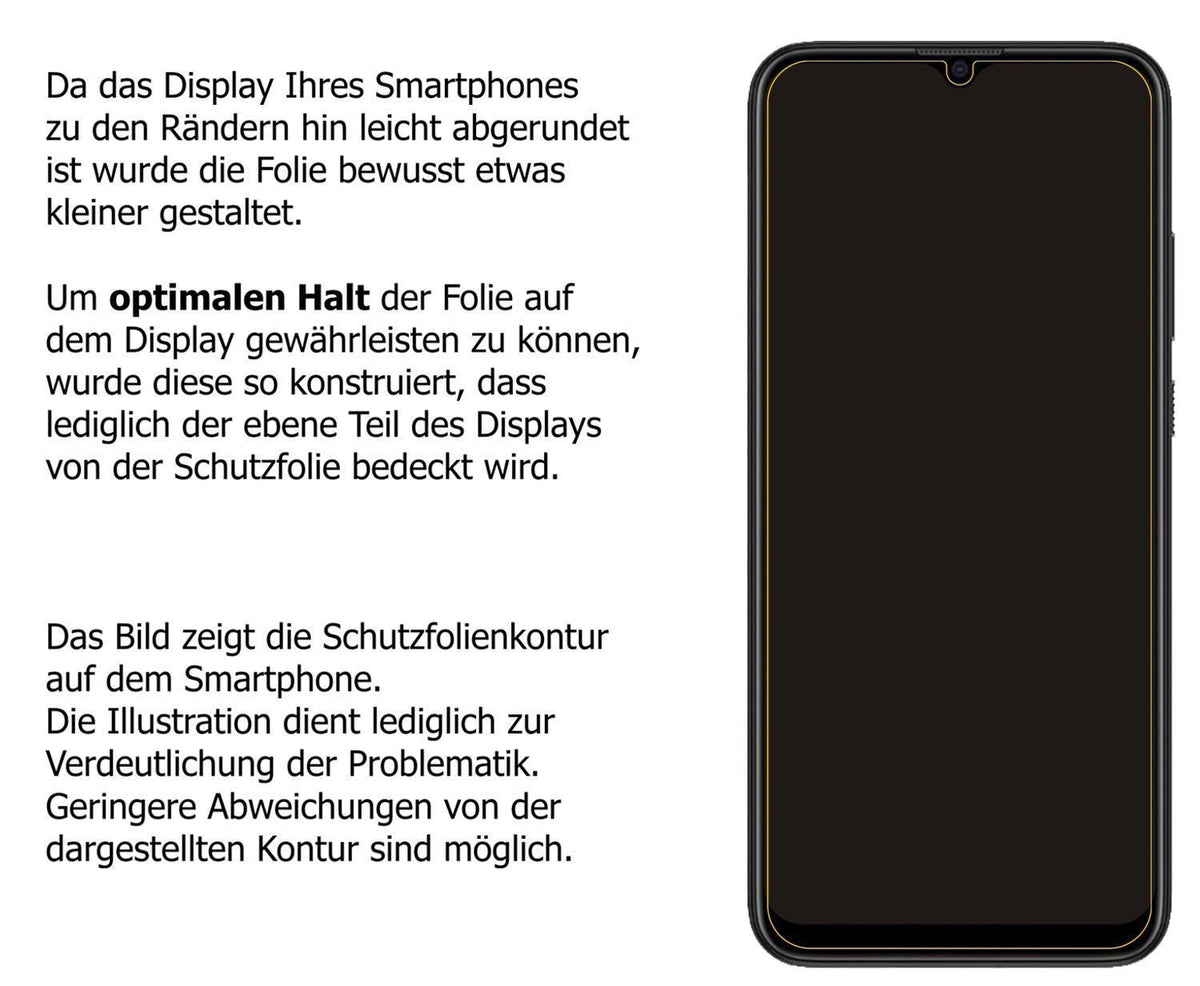 2x 9H Schutzfolie matt für HTC Wildfire E3 Panzerf (3)