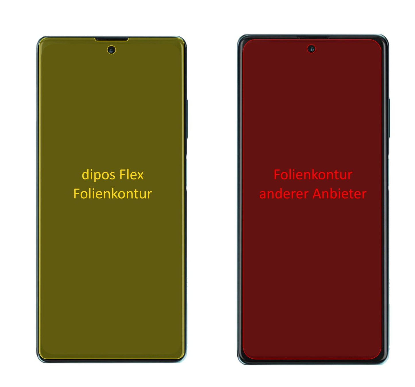 3x 3D Full Cover Schutzfolie für Blackview A100 (2)