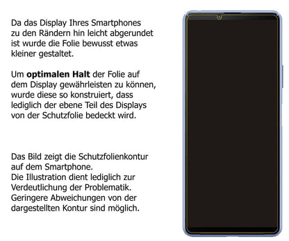 Blickschutzfolie für Sony Xperia 10 III matt Schut (5)
