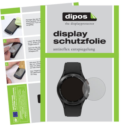 5x Schutzfolie matt für Samsung Galaxy Watch 4 Cla (1)