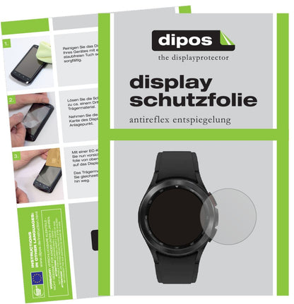 2x Schutzfolie matt für Samsung Galaxy Watch 4 (44 (1)
