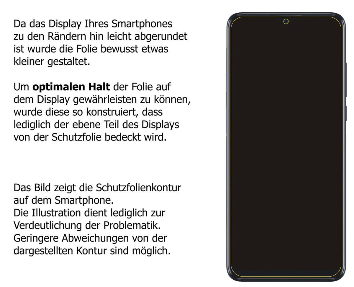 Blickschutzfolie für TCL 20 SE matt Schutzfolie Pr (5)