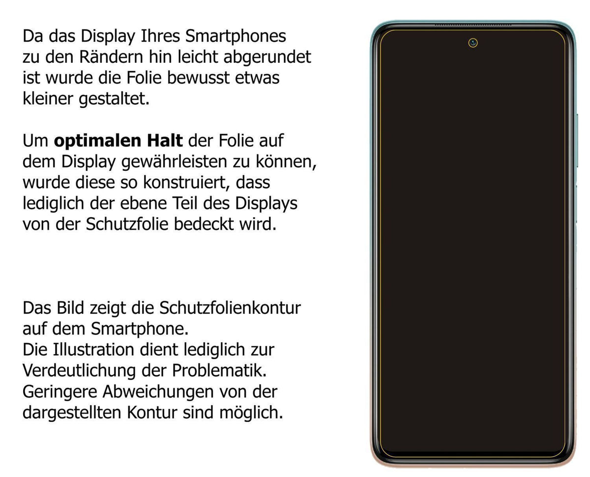 5x Schutzfolie klar für Xiaomi Mi 10i 5G Display-S (5)