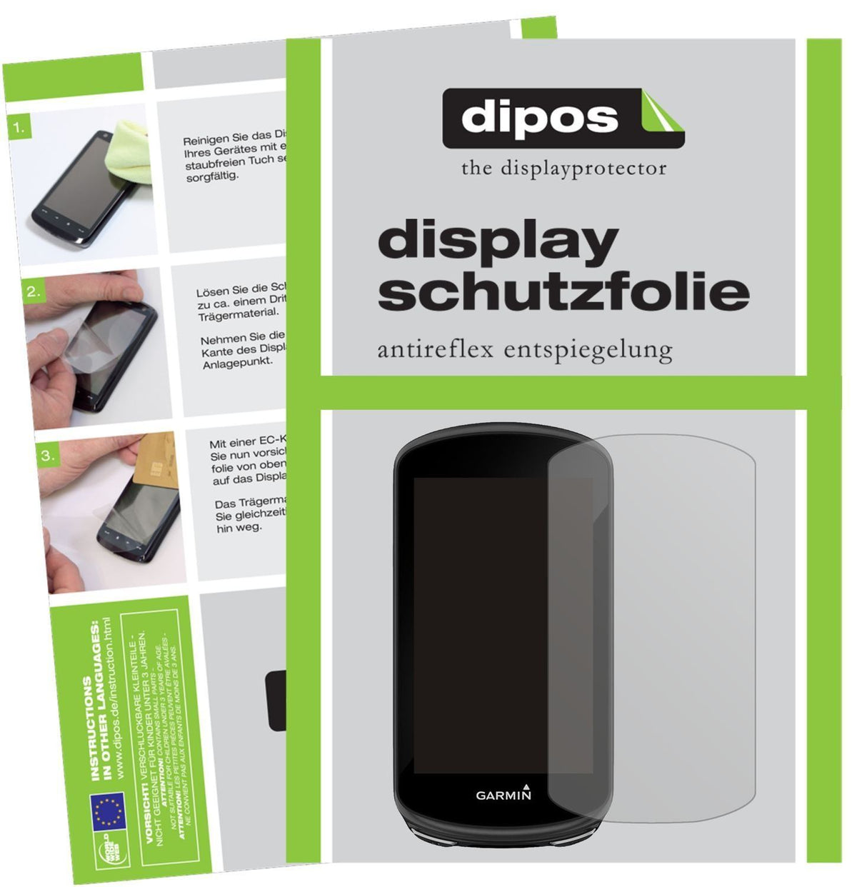 5x Schutzfolie matt für Garmin Edge 1030 Plus Disp (1)