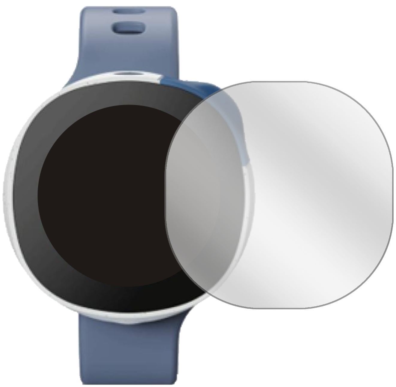 1x Schutzfolie klar für Vodafone Smart Kids Watch  (2)