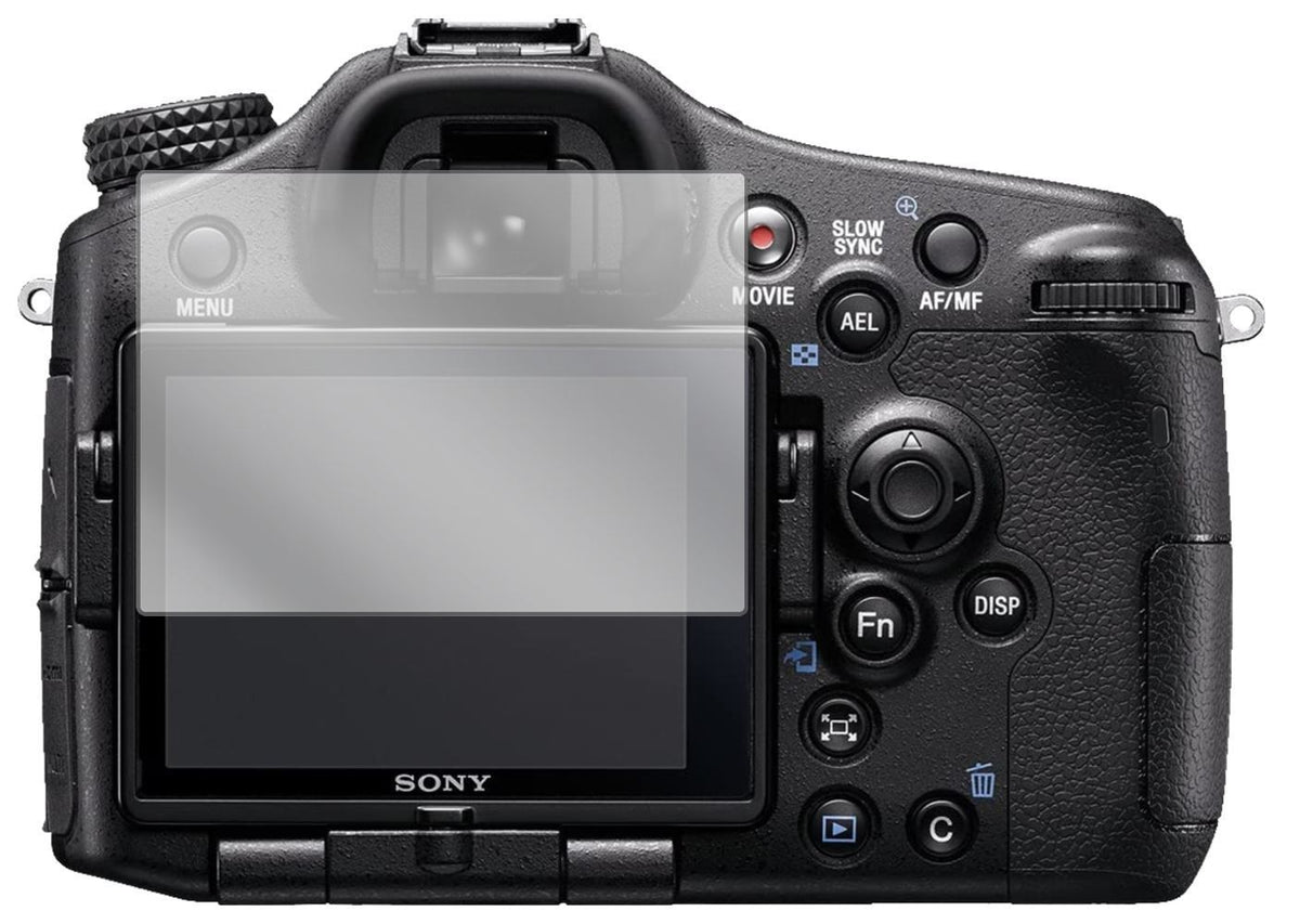 1x Schutzfolie klar für Sony Alpha 77 II Display-S (2)