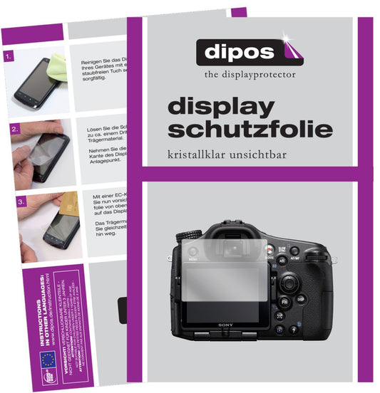 6x Schutzfolie klar für Sony Alpha 77 V Display-Sc (1)